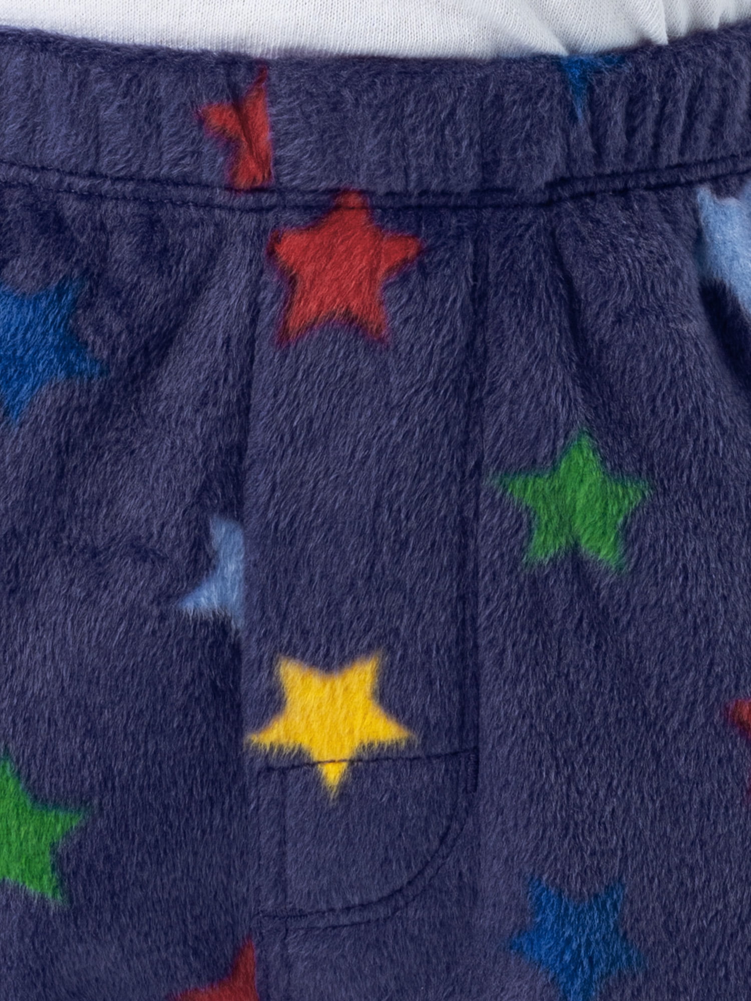 Fruit of the Loom Boy's Long Sleeve Fleece Pajama Set, 2-Piece, Sizes 4-16