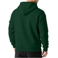 thumbnail image 6 of Kalauyu Long Sleeve Hoodies Tees for Men Drawstring Hood Cargo with Pocket Casual Fall Winter Loose Sports Solid Pullover Sweatshirts, 6 of 6