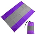thumbnail image 1 of Esterilla de playa para exteriores, impermeable, ligera, plegable, portátil, de bolsillo, para pícnic, grande, compacta, sin arena, de secado rápido, con 4 esquinas, 1 of 5