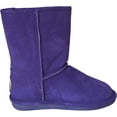 thumbnail image 6 of BEARPAW Emma Short Women's Classic Winter Slip On Boots, Lightweight Suede Boots, Multiple Colors 7 Dark Purple, 6 of 7