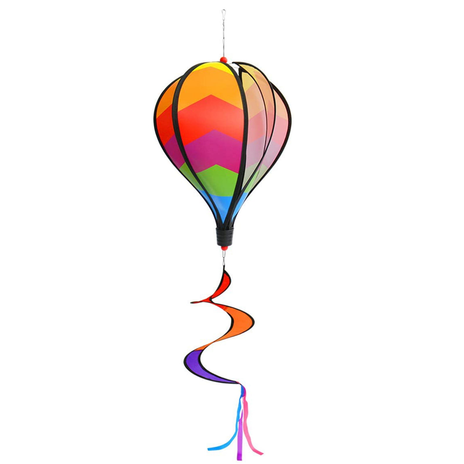 random Color PiniceCore 1pc Hot Air Balloon Windmill Wind Spinner Garden Outdoor Toy Party Favor Supplies