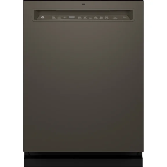 General Electric Front Control with Stainless Steel Interior Dishwasher with Sanitize Cycle GDF650SMVES
