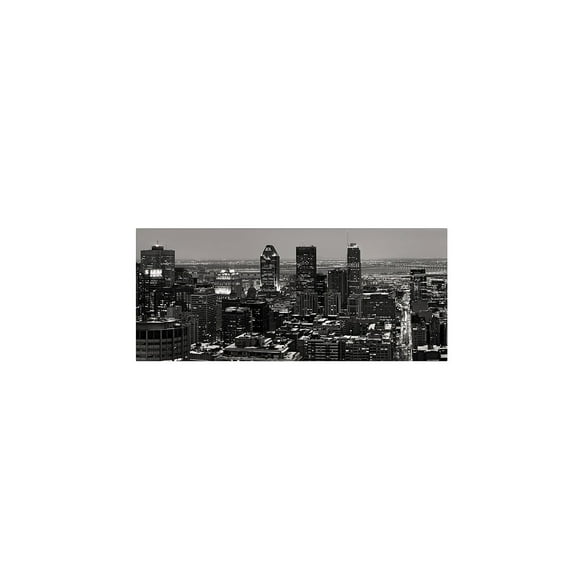 Trademark Fine Art "Montreal City" Canvas Art by Pierre Leclerc