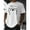 White2, variant on Men's Graphic T-Shirt, Black Short Sleeve Emoji Laughing Face Print, Casual Daily Wear Tee, S-5XL