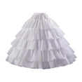 thumbnail image 1 of Zentra Jupon de Robe de Mariée Léger avec Ceinture Élastique Confortable Demi-style C, 1 of 7