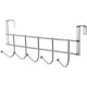 thumbnail image 1 of Perchero de acero inoxidable con 5 ganchos para puerta., 1 of 7