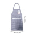 thumbnail image 3 of Cotton Apron With Large Pockets Breathable Material Oil-Resistant For Kitchen Cooking Household Use Measuring 12.59x9.84x0.39 Inches (Black), 3 of 6