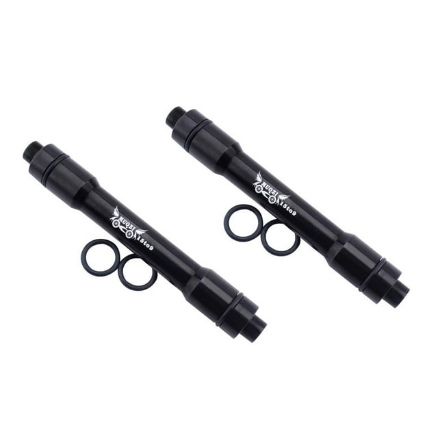 Adaptador de de Conversión de Eje de Liberación Rápida de Eje Pasante de 2 Piezas de Montaña QR15mm a 9mm Zulema Adaptador de cubo de bicicleta a través del eje