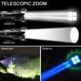 thumbnail image 2 of Wangscanis Rechargeable Flashlights, XHP50 Super Bright 1500mAh Battery Zoomable Waterproof 5-Mode, 2 of 7