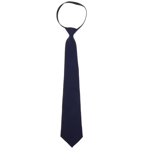 PENIKOKO Men's Navy Pre-Tied Zipper Necktie for Business, Easy to Wear and Stylish Formal Accessory