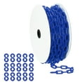 thumbnail image 1 of Uxcell Blue Plastic Chain, 72 ft 6mm Safety Barrier Chain for Crowd Control, 1 of 7