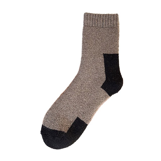 WEAIXIMIUNG Thigh High Compression Socks Women Abs Stopper Socks 1 Pair Wool Socks Winter Socks Norwegian Socks with Inner Cloth Unisex