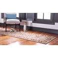 thumbnail image 2 of Unique Loom Voyage Collection Traditional Oriental Classic Runner Rug, 2 Feet 7 Inch x 10 Feet, Gold/Brown, 2 of 5