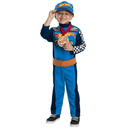 Boys Hot Wheels Driver Halloween Costume Jumpsuit