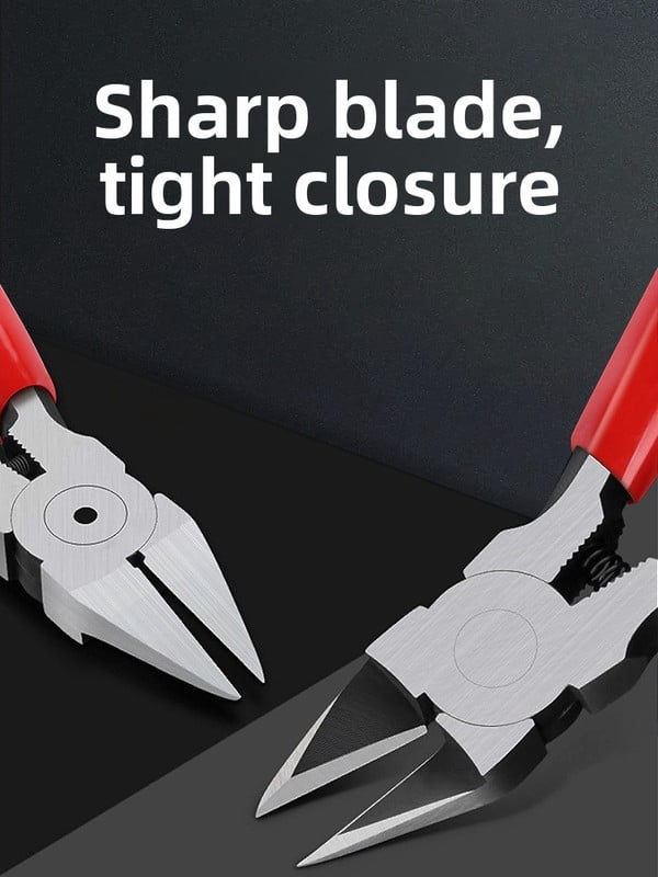 Precision Flush Cutter Sharp Diagonal Cutting Pliers for Metal Wire Cable Plastic Gate Electronics Repair DIY Tool