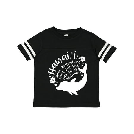 

Inktastic Hawaii Islands with Dolphin Gift Toddler Boy or Toddler Girl T-Shirt