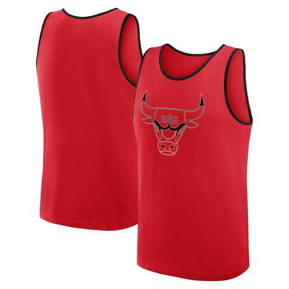 Men's Logo Athletic Red Chicago Bulls Unmatched Success Tank Top
