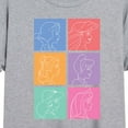 thumbnail image 3 of Disney Princess - Princess Grid - Women's Oversized T-Shirt, 3 of 5