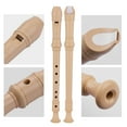 thumbnail image 2 of QI MEI 6-Hole German Style Soprano Descant Recorder Flute with Cleaning Rod Finger Rest Strap Cloth Storage Pouch, 2 of 7