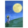 thumbnail image 7 of "Girl and Moon" Painting Print on Wrapped Canvas, 7 of 7