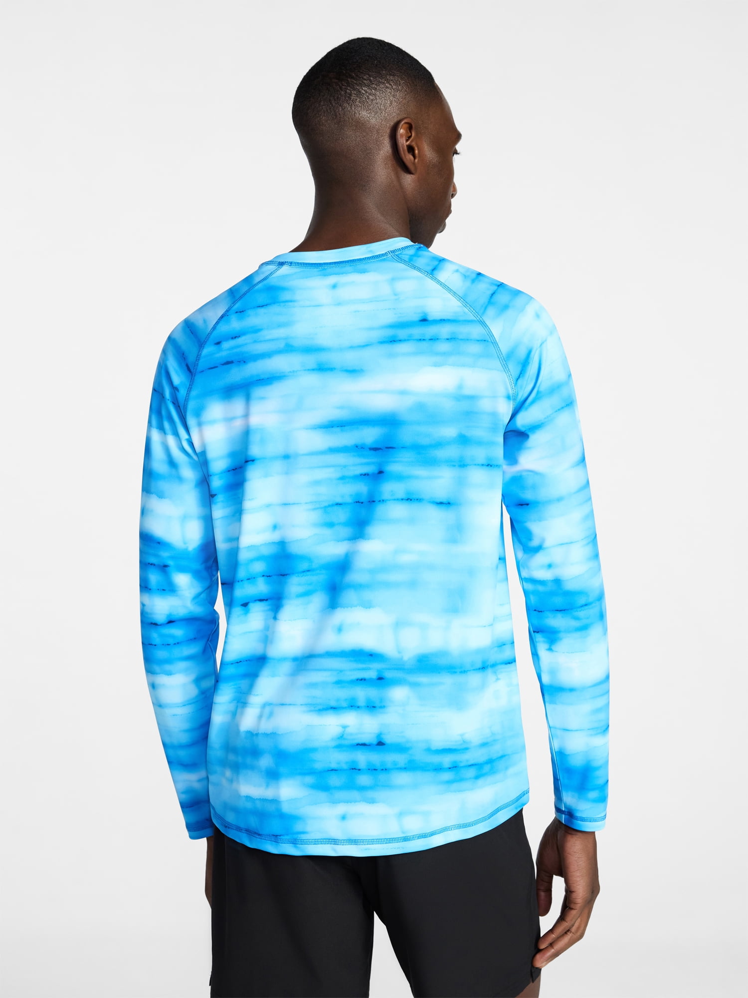 George Men's and Big Men's Rash Guard with Long Sleeves, Sizes S-3XL