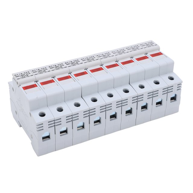 Base portafusibles montada en riel en miniatura RT18‑32X con indicador LED Accesorio eléctrico 32A 500‑690V3P