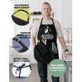 thumbnail image 3 of ApronMen, BBQ Apron For Men - An Apron Is Just A Cape - Funny Cooking Aprons For Men (Teal), 3 of 5