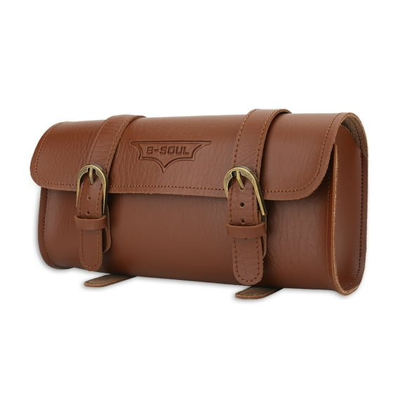 Rdeghly Retro Style Artificial Leather Bicycle Front Frame Bag Bike Pouch Cycling Accessory , Bike Frame Bag, Bike Accessory