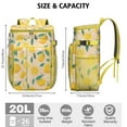 thumbnail image 3 of Travel Cooler Bag - Lemon Camping Beer Cooler Backpack with Bottle Opener- Waterproof Insulated Picnic Backpacks - Cooler Bag for Beach, 3 of 6