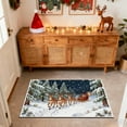 thumbnail image 4 of RBCKVXZ Winter Chirstmas Welcome-Doormat Outdoor-Entrance Front Door Mat, Seasonal Entryway-Rug Non-Slip Dirt-Trapping Indoor-Outside Porch Mat 16"x24" for Home Decor, 4 of 6