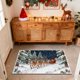 thumbnail image 4 of Seyotauo Christmas Decor 3D Stereoscopic Embroidery Carpet - 24 x16 inch Polyester Xmas Decor Indoor Outdoor, Absorbent Nonslip Dirt Proof Washable Foot Mat for Entryway Kitchen Bathroom Porch Patio, 4 of 6