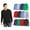12 Pack Long Sleeve, variant on BILLIONHATS 6 Pack Mens Long Sleeve Colorful T-Shirts, 100% Cotton - Crew Neck Bulk Tees for Men, Wholesale Sleeved Tshirt Packs