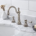 thumbnail image 3 of Water Creation Empire 30"W Single Plastic Wash Stand in Polished Nickel & Clear, 3 of 7