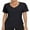 Black, variant on Charmo Womens Short Sleeve Swim Shirts UPF 50+ Sun Protection Rash Guard Hiking Runing Swimsuit Tops