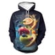 thumbnail image 4 of Sudadera con capucha con estampado 3D de frutas de limón, fresa y naranja para hombre, sudaderas informales holgadas de talla grande, ropa para hombre, 4 of 5