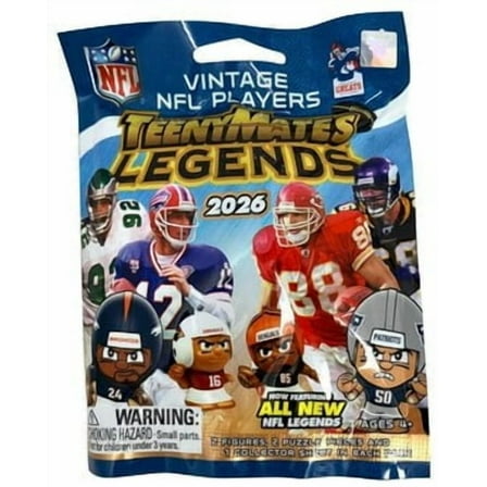 NFL TeenyMates 2025 Football Legends Series 4 Mystery Pack