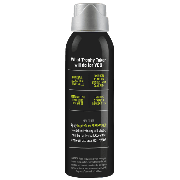 Trophy Taker Fish Attractant Spray - Freshwater - 3 oz. Fishing Lure - Most  versatile scent and applicable to all freshwater species
