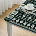 thumbnail image 4 of nygtbtfer Christmas Tablecloth Printed Pattern Table Cloth Indoor/Outdoor Stain and Wrinkle Resistant Rectangle Table Cloth for Holiday Party Dinner Decor, 4 of 7