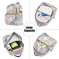 thumbnail image 5 of FORMRS Mini Backpack Purse for Women Travel Daypack Casual Shoulder Bag, Elegant Marble Pattern, 5 of 7