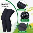 thumbnail image 2 of 2 Pairs Compression Leg Sleeve Full Length Leg Sleeves Sports Cycling Leg Sleeves for Men Women, Running, Basketball, 2 of 6