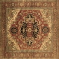 thumbnail image 1 of Ahgly Company Indoor Square Persian Brown Traditional Area Rugs, 7' Square, 1 of 4