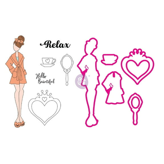 Julie Nutting Stamp & Die Set-Bree