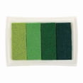 thumbnail image 2 of Inkpad Craft Multi Gradient Green 4 x Colors Ink Stamp Pad Oil Based, 2 of 3
