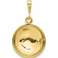 thumbnail image 3 of 10K Yellow Gold Basketball Charm (30 X 29) Made In United States 10c185, 3 of 5