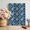 Blue, variant on Moroccan Tile Canvas Wall Art for Living Room 14"Lx11"W, Brown Quatrefoil Shape Tile Grid Farmhouse Poster Print Painting for Small Bedroom Mini Dining Area Decoration Wall Pictures Prepare To Hang
