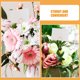 thumbnail image 3 of 40 Uds. Palillos florales, ramo redondo, selecciones de tarjetas, portatarjetas de flores, selecciones de flores para boda, cumpleaños, 3 of 7