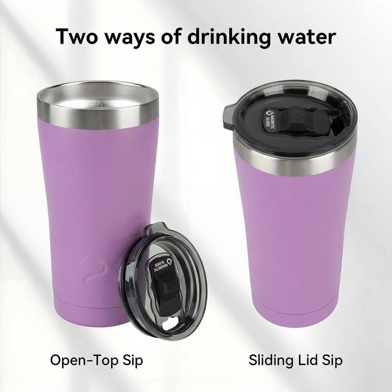 Ozark Trail 22 oz Insulated Stainless Steel Tumbler, New Lilac