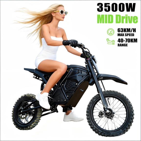 2025 NEW 3500W Electric Bike for Adults,Adult Electric Bicycles 48V 23AH 30-40 Miles Range,Speed Max 40 Mph Electric Mountain Bike with 14" Fat Tires,Electric Ebike off-Road Bikes for Beach Snow