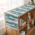 thumbnail image 6 of Table Runners 72 Inches Long Dress Scarves, Blue Gray Stripes Farmhouse Kitchen Table Runner, Coffee Tablerunners, Watercolor Modern Abstract Minimalist 16x72 Inch, 6 of 9