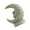Grey, variant on MOMOJIA Resin Moon God Sculpture Incenses Burners Ramadans Decorative Cultural Art Piece